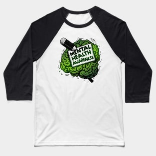 Mental Health Awareness Baseball T-Shirt